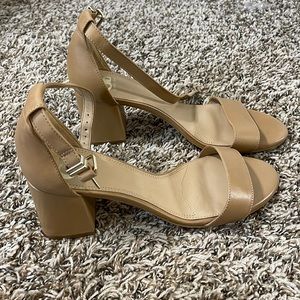 GB Girl Tan Block Heel